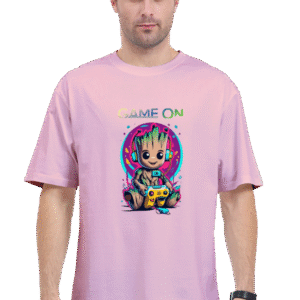 GROOT GAMER – Baby Groot Gaming & Music Oversized Tee